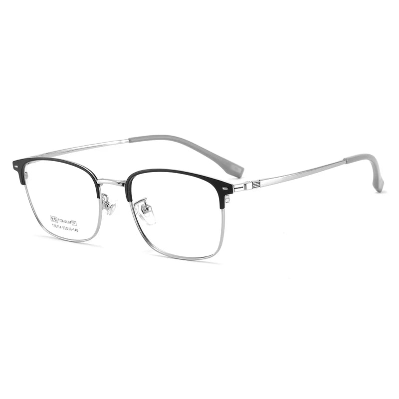 BCLEAR Men Women Retro Glasses Frame Ultra-light Titanium Myopia Glasses Optical Prescription Fashion Desgin Eyeglasses Frame