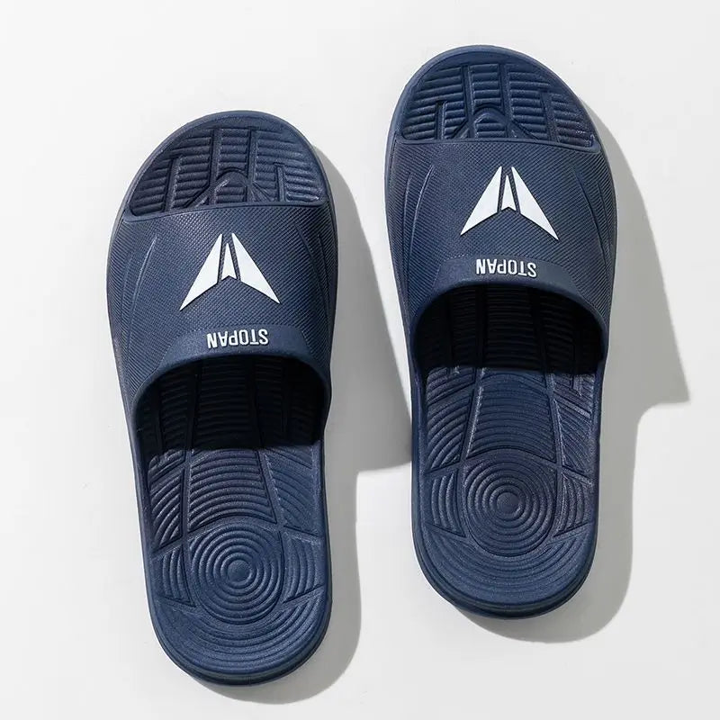 2024 New Men's Slippers Plus Size Men Indoor Home Slippers Bath Slipper PVC Soft Sole anti slip Outdoor Beach Flip Flops Sandals