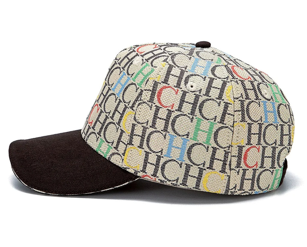 CH Unisex Fashion Trend High Quality Letters Printed Design Niche Brands Fashion Casual Baseball Cap Cap