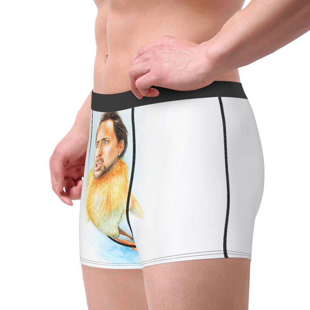 Custom Nicolas Cage Boxer Shorts For Homme 3D Printed Male Nic And His Girls Underwear Panties Briefs Breathbale Underpants