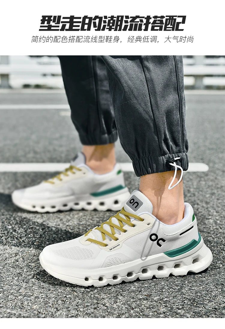 Fashion New 2025 Men Flick Running Shoes Training Mens Sneakers Outdoor Comfy Breathable Lining Hollow Sole Tennis Shoes Yeezy