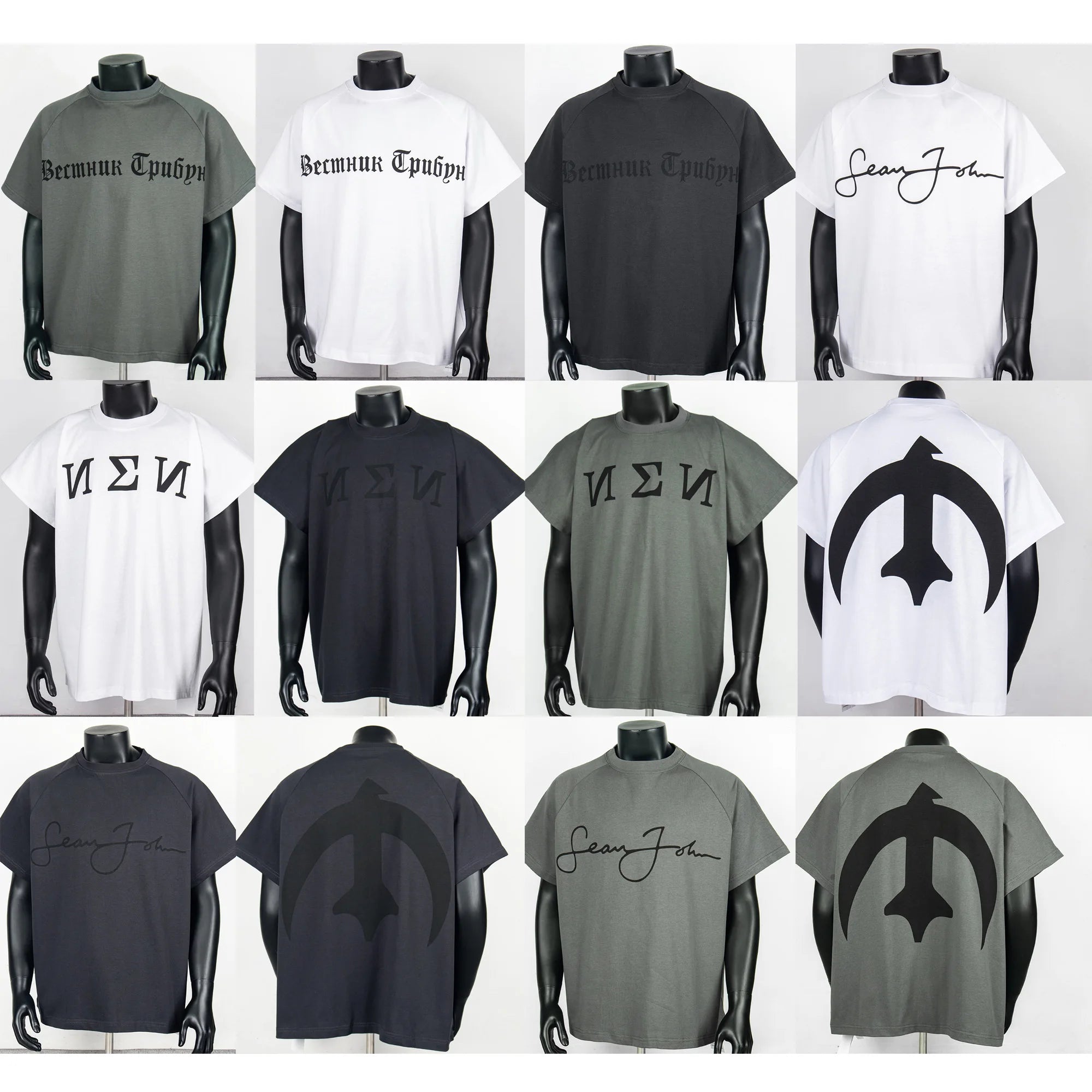 American High Street Fashion Multi-color Style Tops Men Women Couples Daily Casual Clothing Kanye West T-shirts