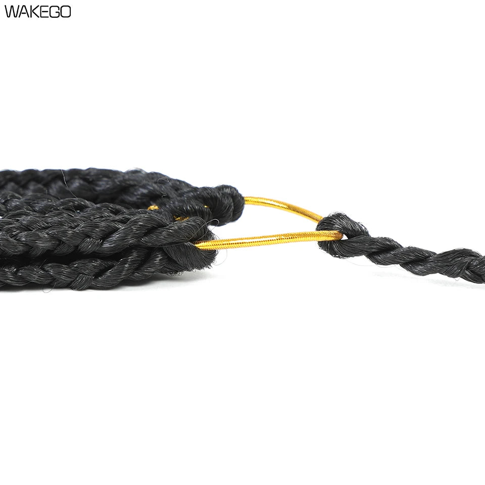 24 18 14 Inches French Curly Crochet Braids New Goddess Box Braids Bouncy French Curl Braid Hair Crochet Synthetic Braiding Hair