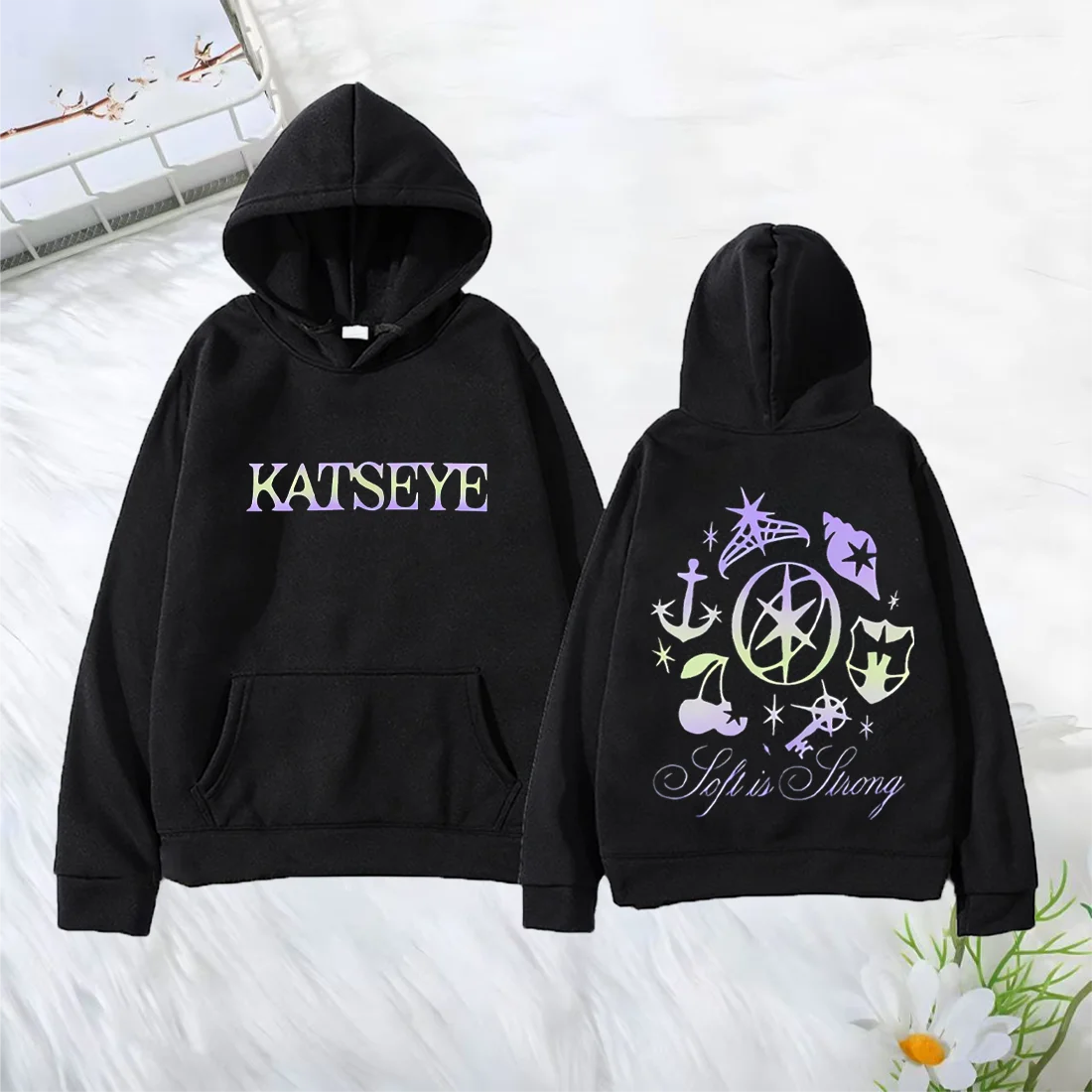 Katseye fashion Hoodie Men Women 2025 oversized Long Sleeve clothing Casual Sweatshirts vintage Unisex Bodywarmer Hood pullovers