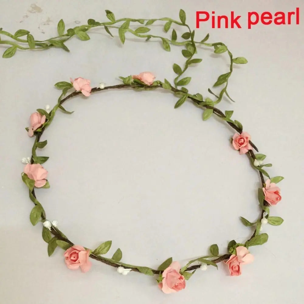 Cute Elegent Flower Garland Wedding Bride Bridal Headdress Headbands Bohemian