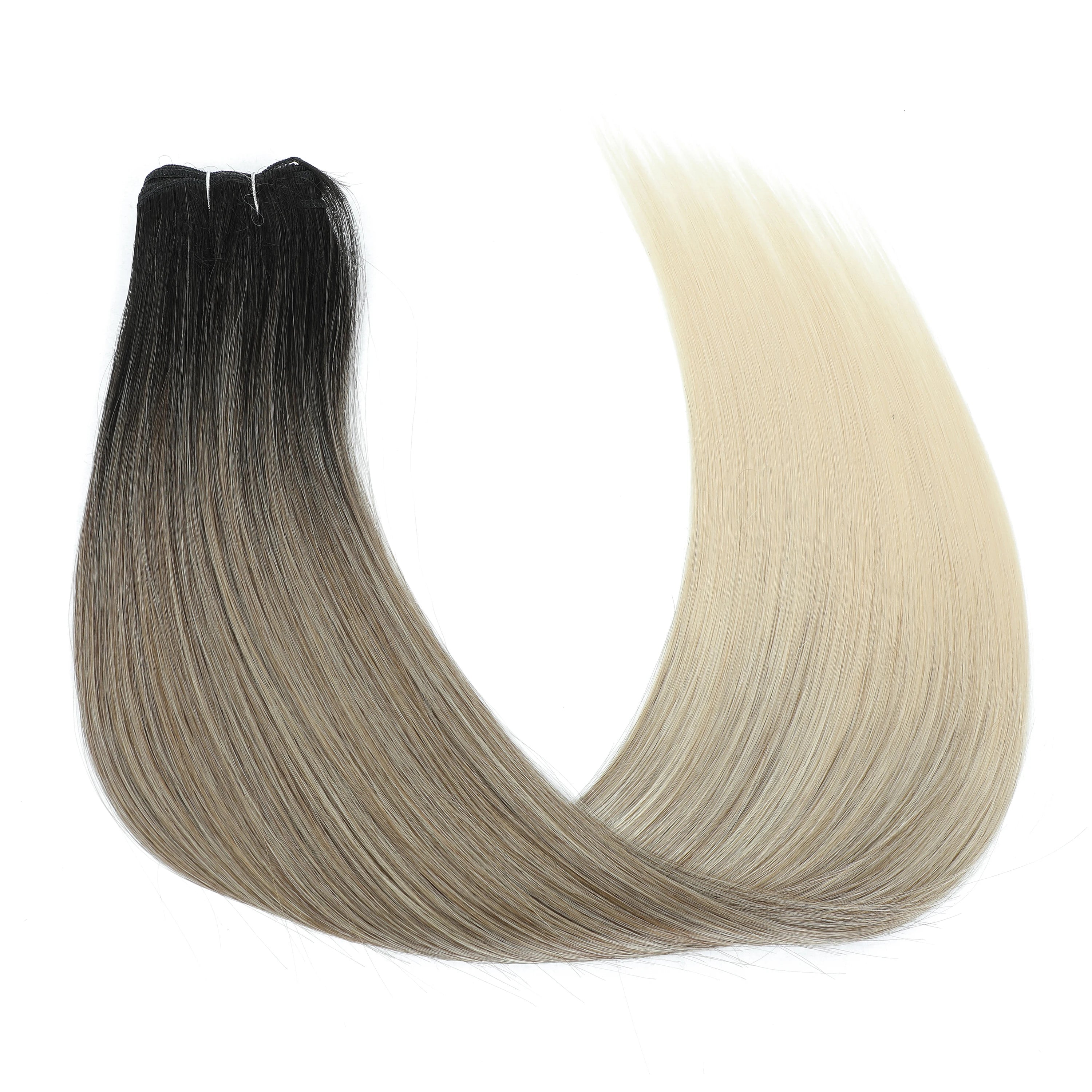 24-32 Inch Bio Protein Straight Hair Bundles Synthetic High Temperature 150g 200g Ombre Brown M888 Orange Soft Hair Weaving