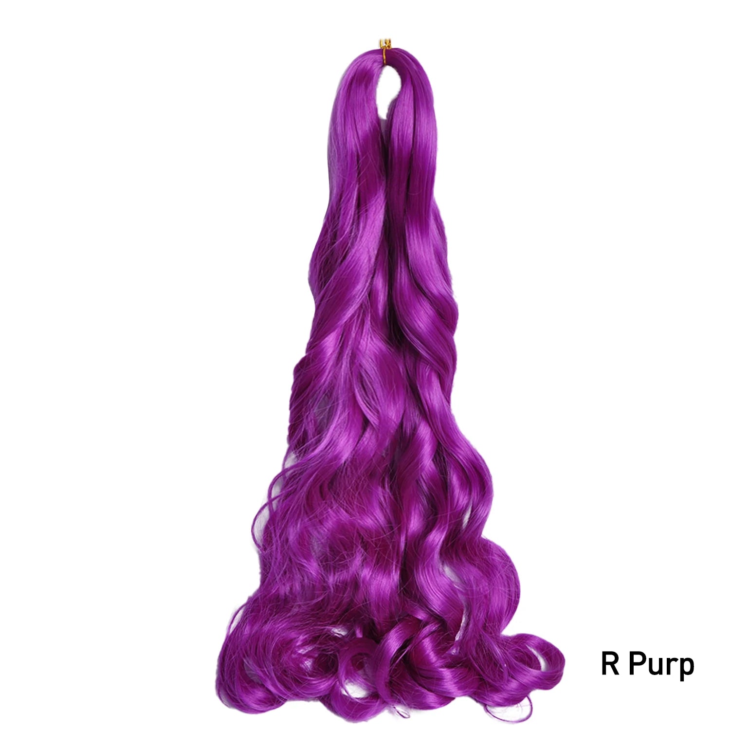 French Curly Crochet Braiding Hair Synthetic Loose Wave Ombre Braids Hair for Women Spiral Curls Pre Stretched Hair Extensions