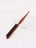 Professional fine line comb back tearing hair brush fluffy wood handle hair brush scalp massage comb Special for real hair wigs