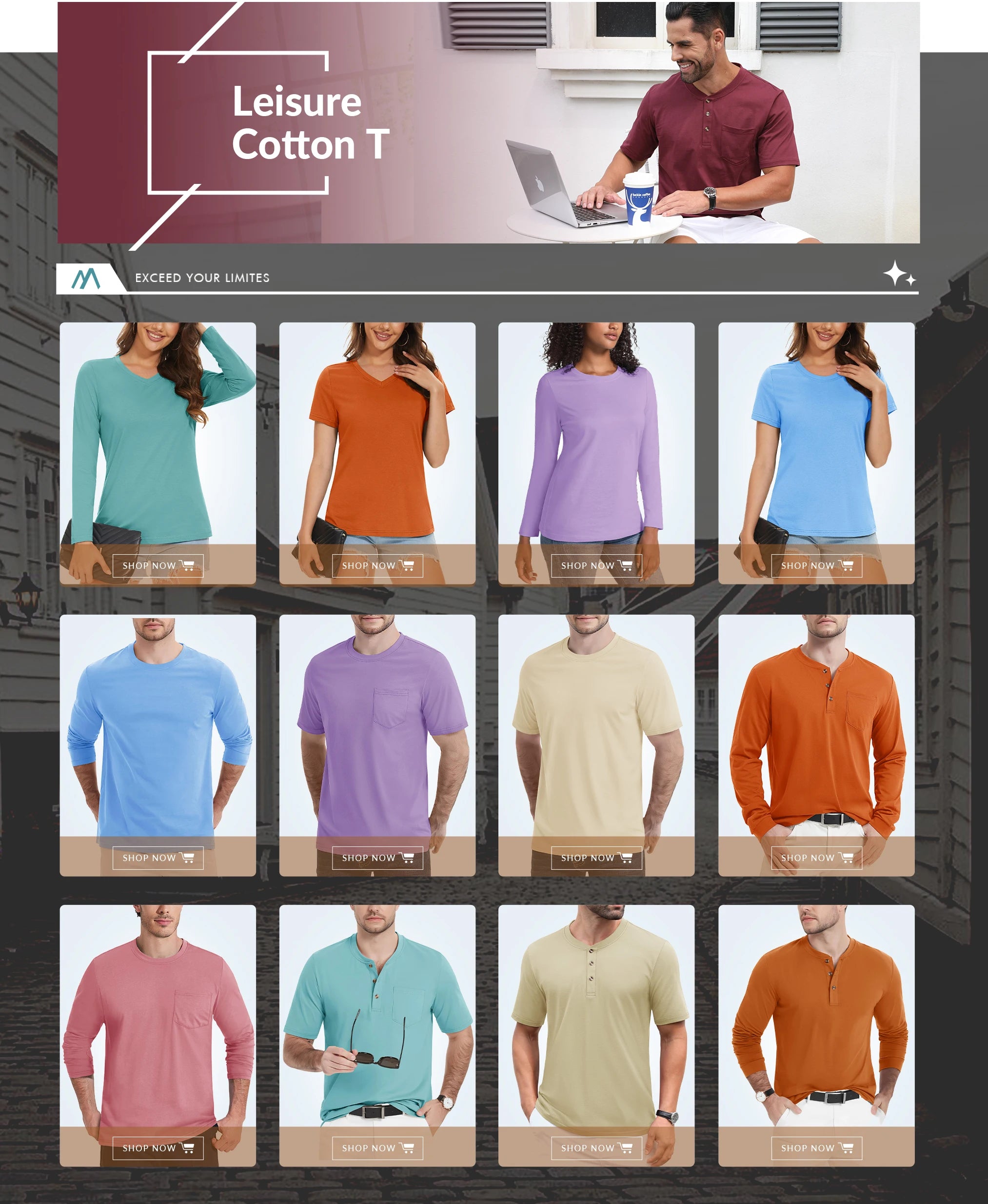 MAGCOMSEN Men's Sun Protection T-shirt Long Sleeve Hiking Fishing Shirts UPF50+ UV Block Spring Summer Casual Tee Workout Shirts