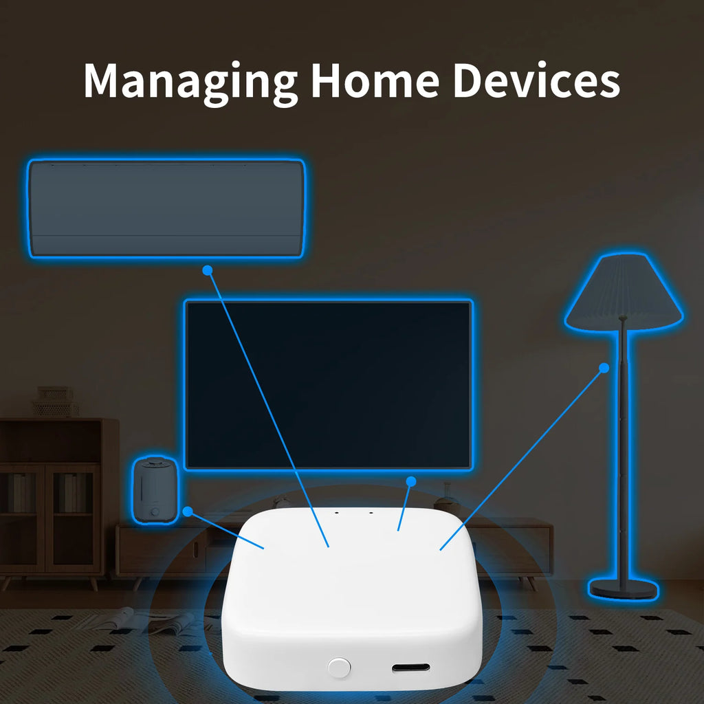 Tuya Bluetooth Multi-mode Gateway Hub Smart Home Wireless Control Hub Smart Life App Control Works With Alexa