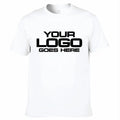 Customized Your Design Here T Shit Text Name Tsihrt Add Your Own Message Men's T-shirt Personalized Tees Custom Cotton Tshirt
