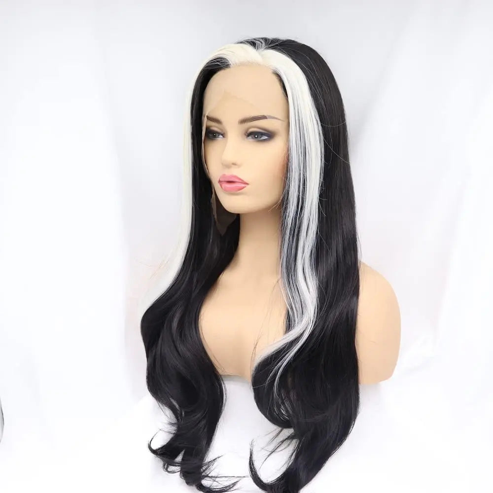 Black /Blonde Wigs Synthetic Black Lace Front Wigs For Women Hair Heat Resistant Fiber Long Wigs Cosplay Wigs