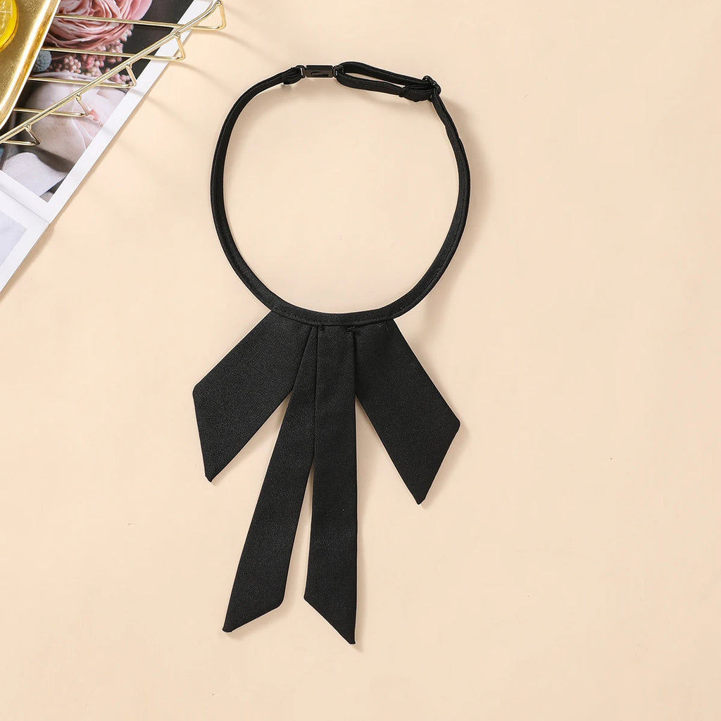 Customized Large Bead Decoration Bow, Detachable Shirt Collar, Personalized and Versatile Fake Collar