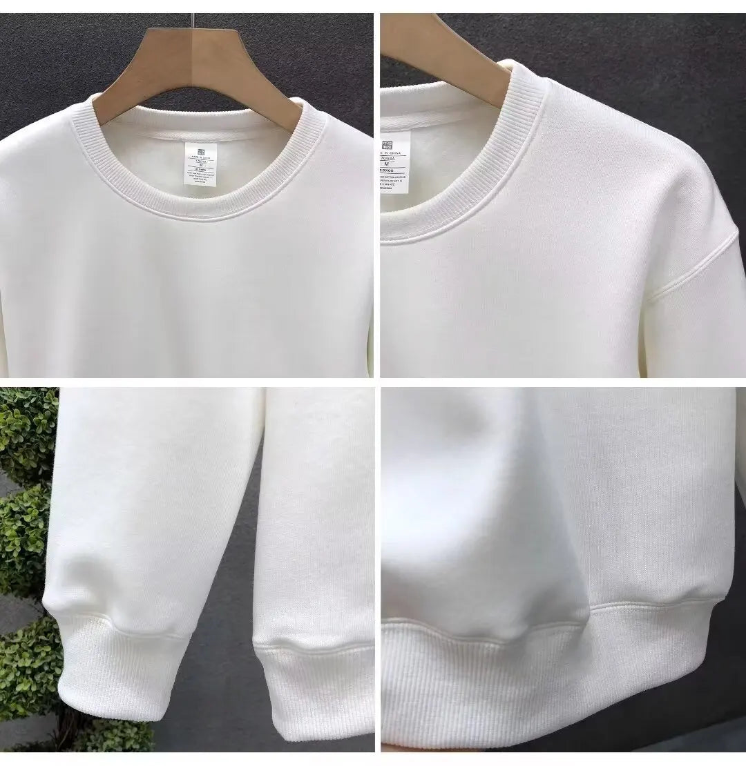 Autumn Men Graphic Sweatshirts Hoodied Printed Long Sleeve T-shirt Harajuku Cotton Hip hop Tees Sports Top Men Clothing 2024