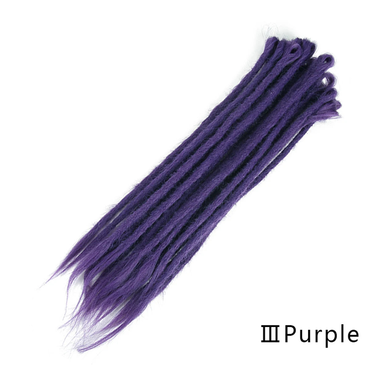 Dreadlocks Extensions Thin 0.7cm Width Synthetic Crochet Braids Hair Dreads Fake Hair Ombre Mint Green Reggae Hip Hop Style Pink