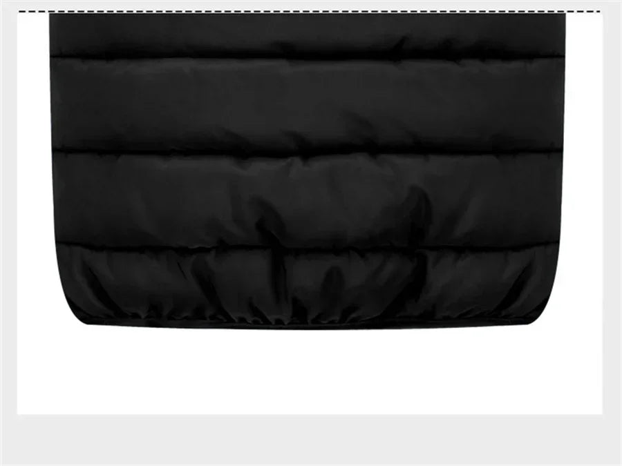Men's Padded Vest Autumn Winter Hooded Jackets Outerwear Thick Warm Sleeveless Parka Coat Casual Men Clothing Male Slim Tops