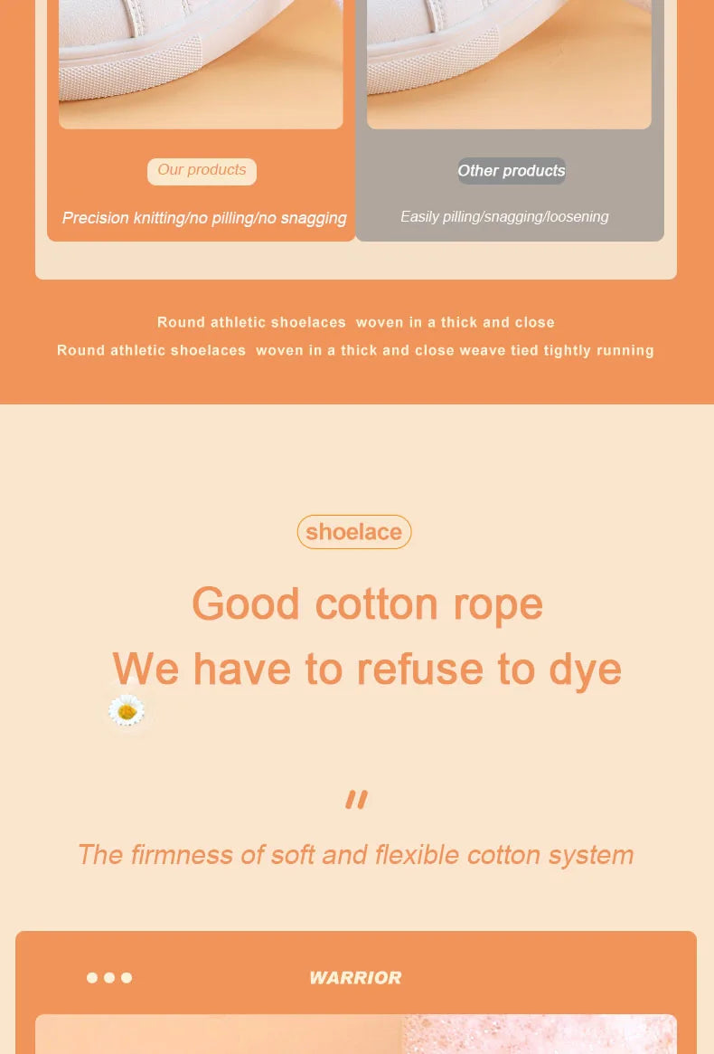 1 Pair Flat Shoelaces for Sneakers Classic Canvas Sports Shoe Laces Women Men Shoelace Solid Double Cotton Shoestrings for AF1