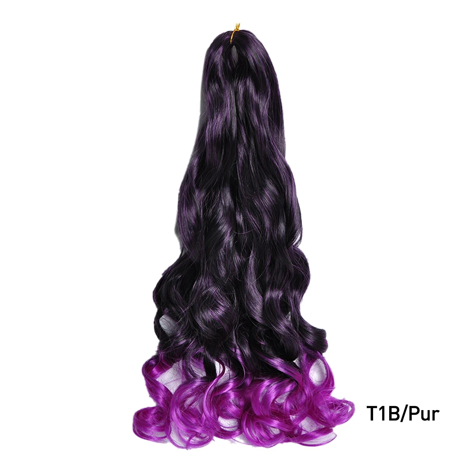 French Curls Braiding Hair Extensions 24Inch Synthetic Curl Hair Loose Wave Spiral Curl Crochet Hair Braids For Black Women