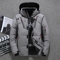 New Windproof Winter Down Jacket Male Warm Hooded White Duck Thick Men's Down Jacket Snow High Quality Parkas Outerwear