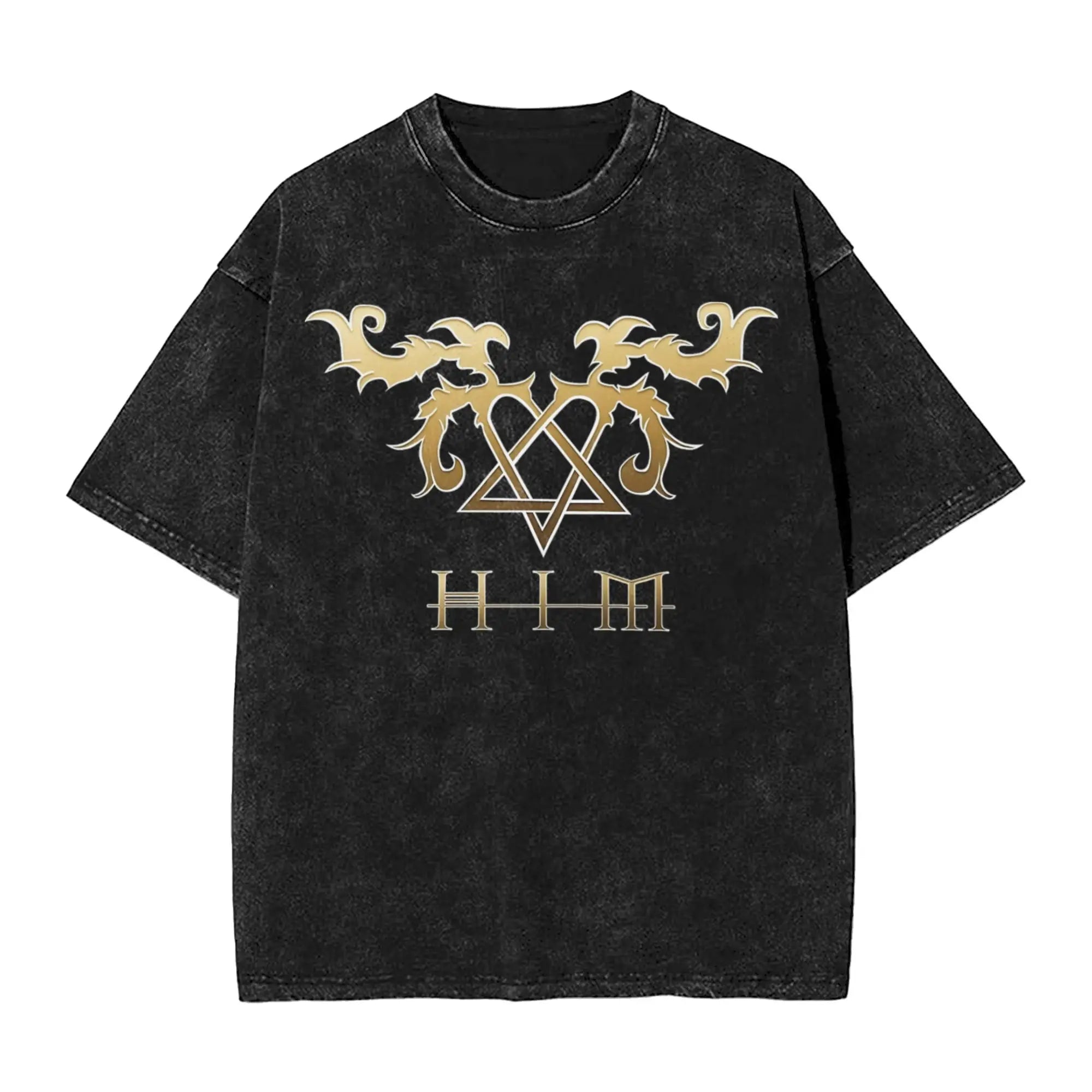 The Skull Collector - Predator Aliens Vs Predator T Shirts Washed Cotton Harajuku T-Shirts Men Streetwear Graphic Printed Tees