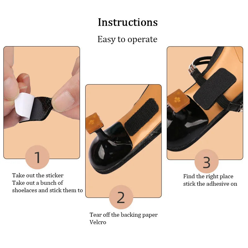 High Heels Shoes Band Anti-loose for Women Diamond Shoelaces Anti-drop Heel Straps Belt Drill Elastic Fixing Rhinestone Belts
