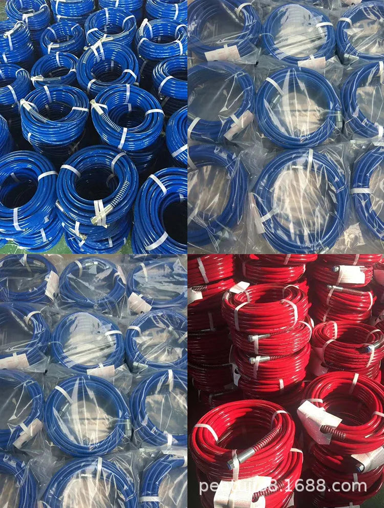 Spray Hose Airless Hose 5800PSI High Pressure Pipe Airless Sprayer Paint Hose For Sprayer Gun Pipe BSP 1/4" Multipurpose Hose
