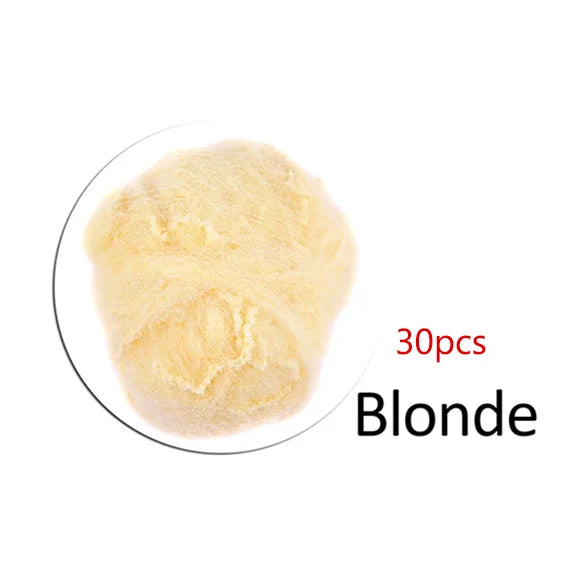 10/20/30 pcs/lot Elastic Nylon Hairnets Five Colors Invisible Hair nets For Package Hair and Wig Cap