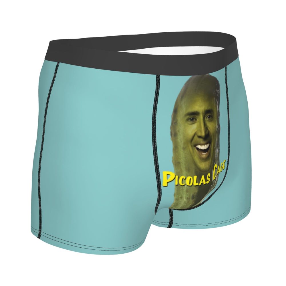 Custom Nicolas Cage Boxer Shorts For Homme 3D Printed Male Nic And His Girls Underwear Panties Briefs Breathbale Underpants