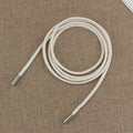 Vintage Belt New Round Leather Rope Dress Coat Embellished String Belt For Women Solid Fashion Long Waist Chain PU Leather Belt