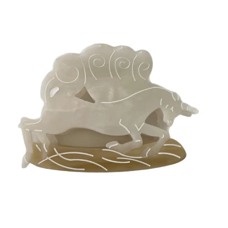 1pc New unicorn gripper with personalized and high-end hair clip design featuring shark clip hair accessories