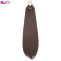 Straight Ponytail With Elastic Band 24"32" Synthetic Hair Ponytail Extensions 12Strands Women's Hairpieces False Tail For Women