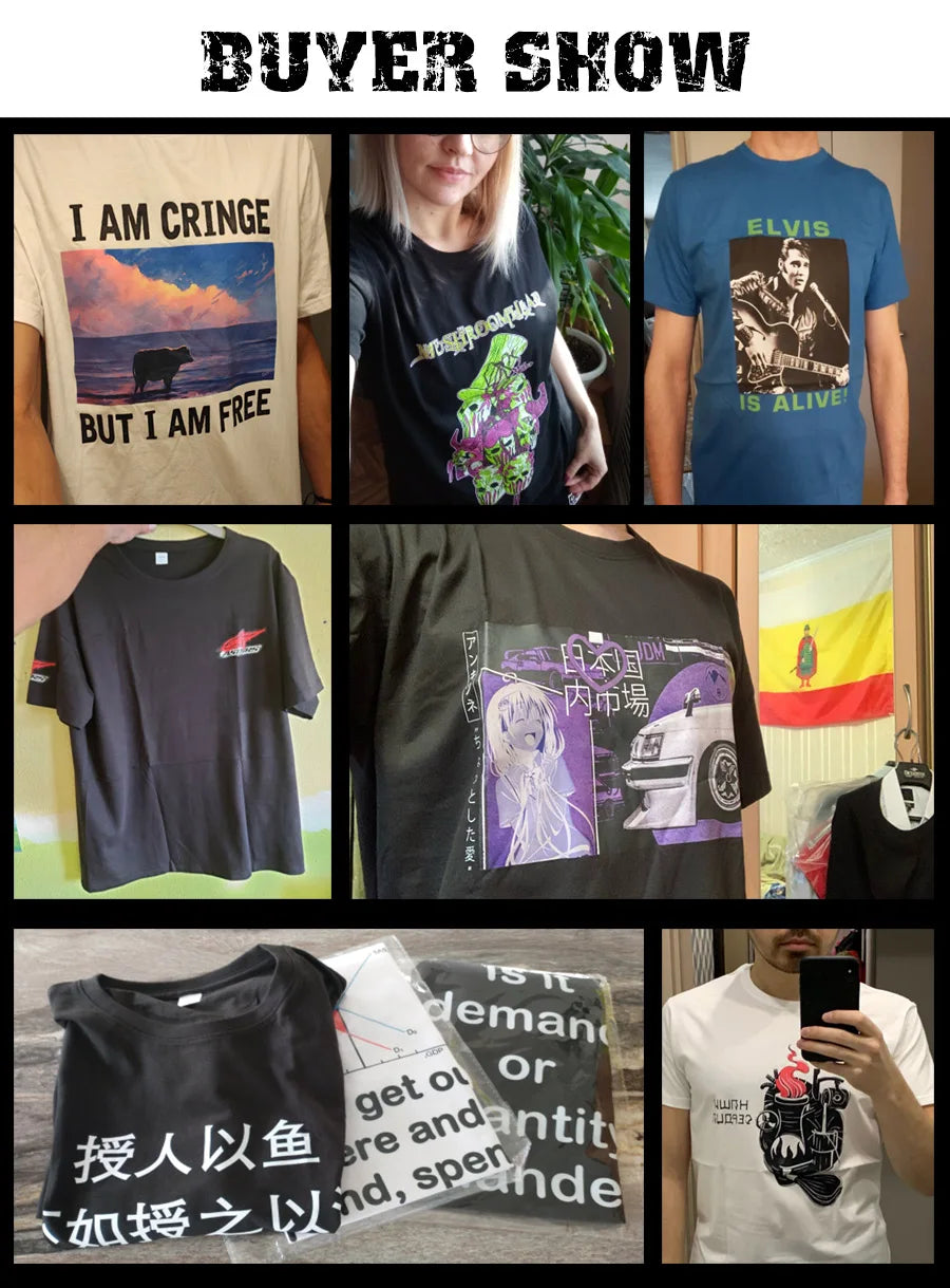 Free Shipping From US Customizable Male Female Short Sleeve
