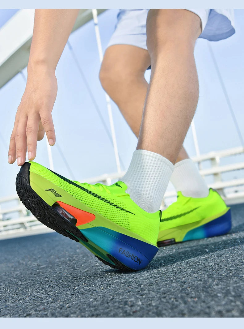 Air cushion Running Shoes Speciality Marathon Men Sports Breathable Lightweight Women's Comfortable Athletic Nonskid Sneakers