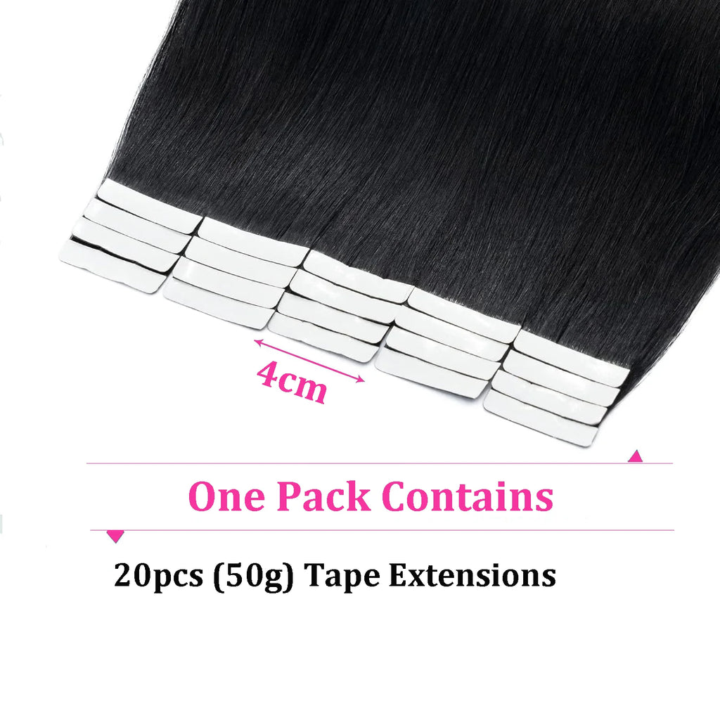 Remy Straight Tape In Hair Extensions Brown Invisible Blonde Virgin Skin Weft 100 Human Hair Extension 24 26 inch For Women