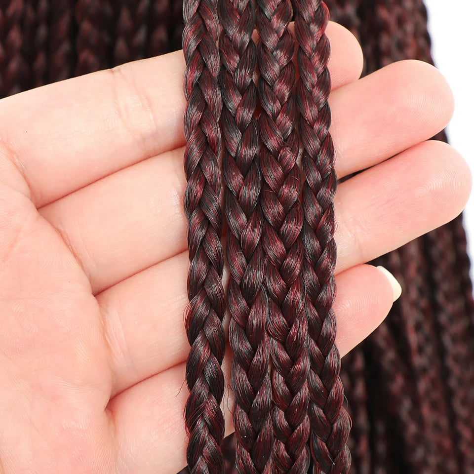 24 18 14 Inches French Curly Crochet Braids New Goddess Box Braids Bouncy French Curl Braid Hair Crochet Synthetic Braiding Hair