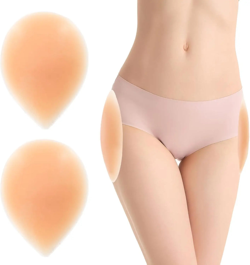 1PCS Silicone Hip Sticker False Hip Width Pad Non-marking Hip Simulation Self-adhesive To Improve The Depression on Both Sides