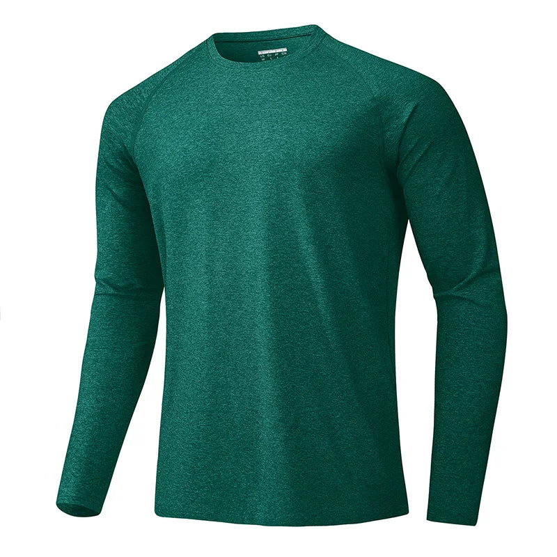 MAGCOMSEN Men's Sun Protection T-shirt Long Sleeve Hiking Fishing Shirts UPF50+ UV Block Spring Summer Casual Tee Workout Shirts