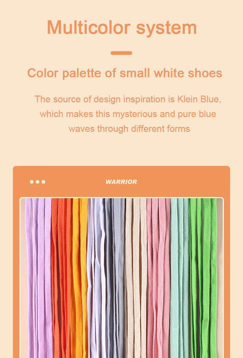1 Pair Flat Shoelaces for Sneakers Classic Canvas Sports Shoe Laces Women Men Shoelace Solid Double Cotton Shoestrings for AF1