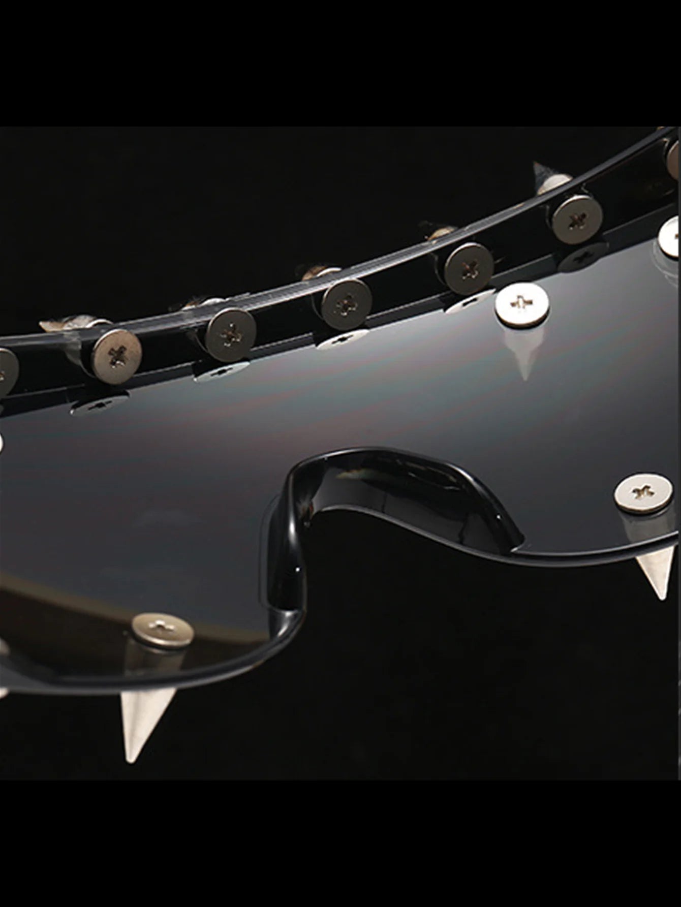 New funny glasses, European and American cyberpunk style devil glasses, party glasses, fashion trend, street snap