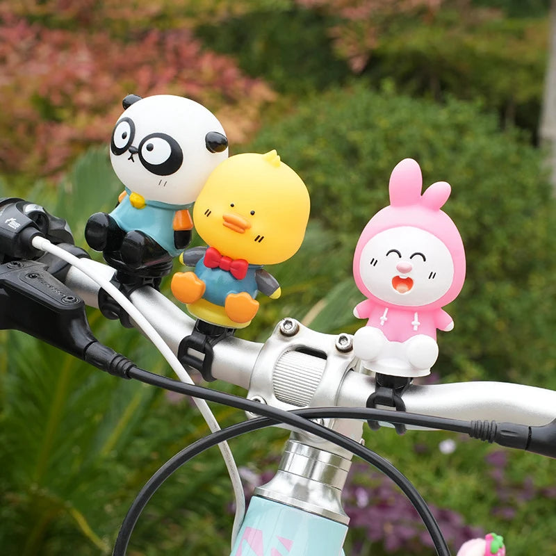 Scooter Kid Bike Bells Squeeze Bike Horn for Childrens Bicycle Accessories 1pc Bicycle Bell Cartoon Dinosaurs Unicorn Air Horn