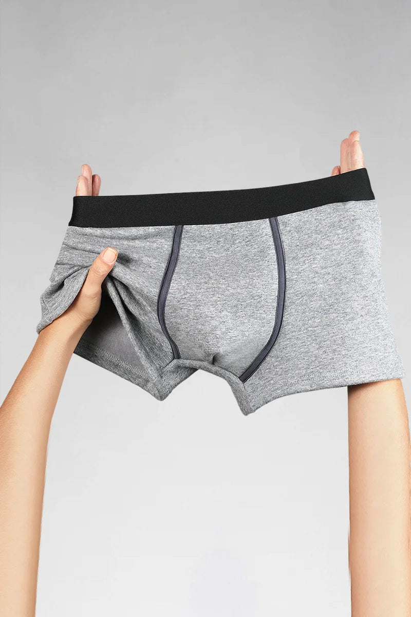 Thermal Underwear Men's Velvet Thickeneded Men's Boxer Briefs Autumn and Winter Cold-Proof Shorts Boys' Sports Boxer Briefs