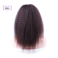 Lydia Short Hairpieces Synthetic 14" Kinky Straight Hair With Plastic Combs Drawstring Ponytail Extension Water Wavy Loose Curly