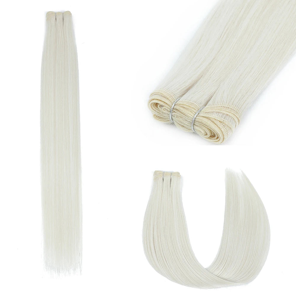 24-32 Inch Bio Protein Straight Hair Bundles Synthetic High Temperature 150g 200g Ombre Brown M888 Orange Soft Hair Weaving