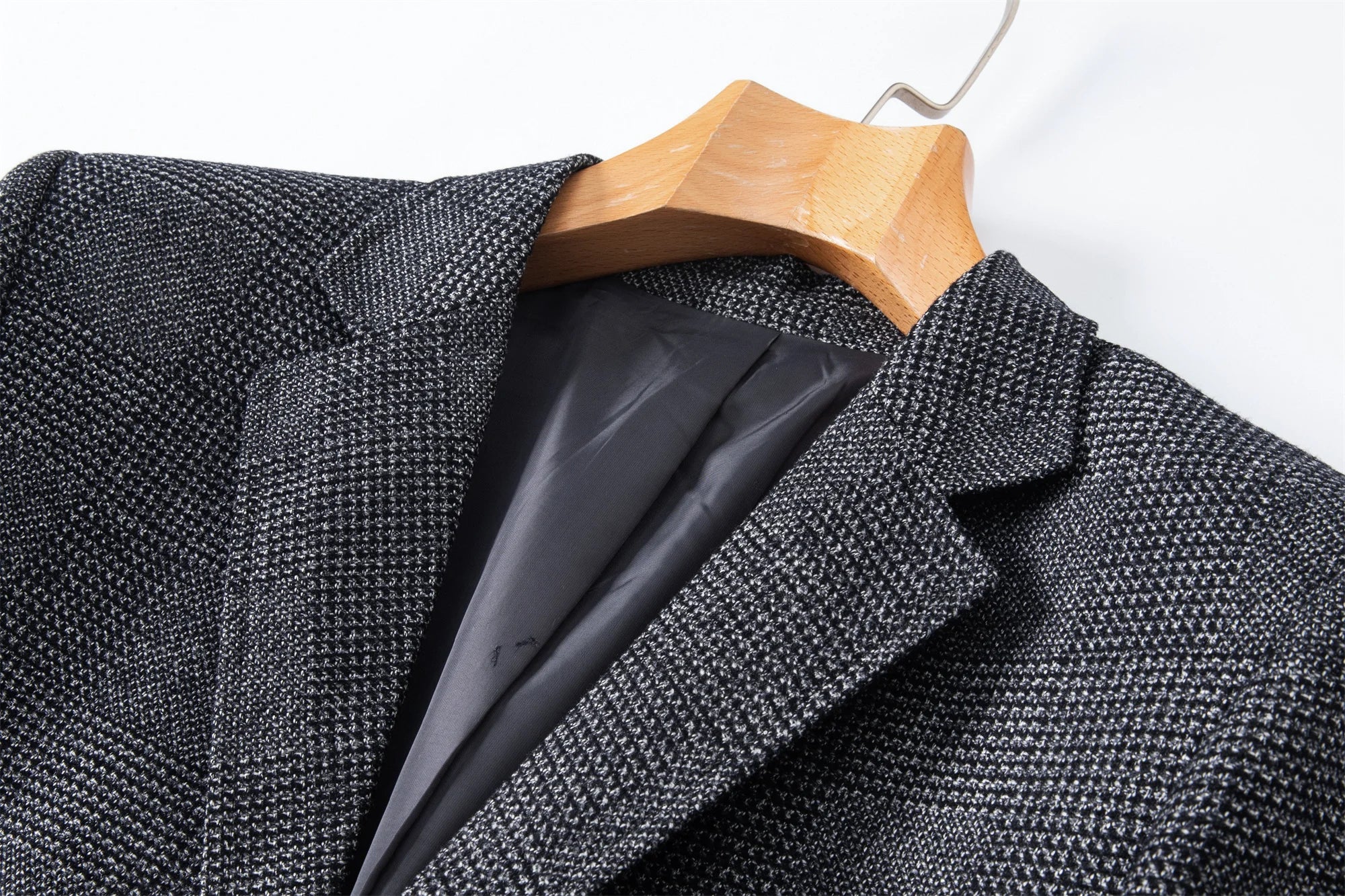 Middle-Aged Men's Business Casual Suit Father's Day Gift Wedding Formal Lightweight Suit Men's 35-60 Years Old Large Size Thin Top Men's Middle-Aged and Elderly Jacket