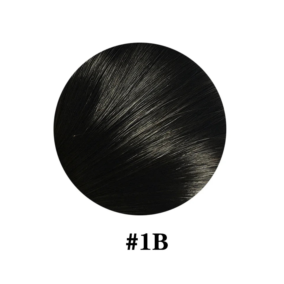 Straight Ponytail 100% Real Human Hair Drawstring Ponytail Clip In Hair Extensions Brazilian Virgin Natural Black Clips Ponytail