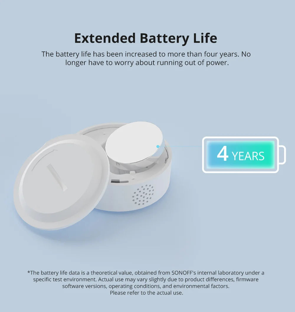 SONOFF SNZB-02P Zigbee Temperature and Humidity Sensor Smart Home Comfort Alert High Accuracy & Fast Refresh Need Zigbee Hub