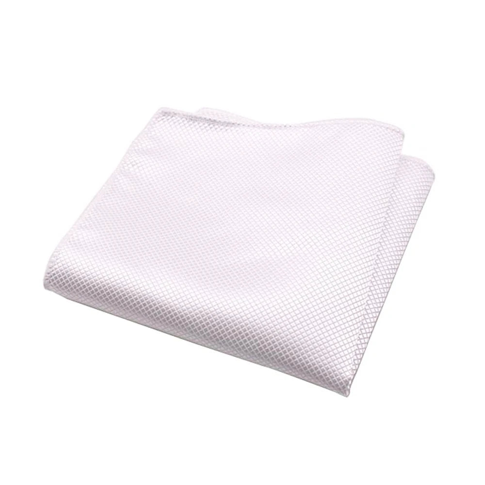 HUISHI Men's Hanky Jacquard Handkerchief Solid Plain Suits Pocket Square For Men Wedding Business Party Kanky Pocket Gifts