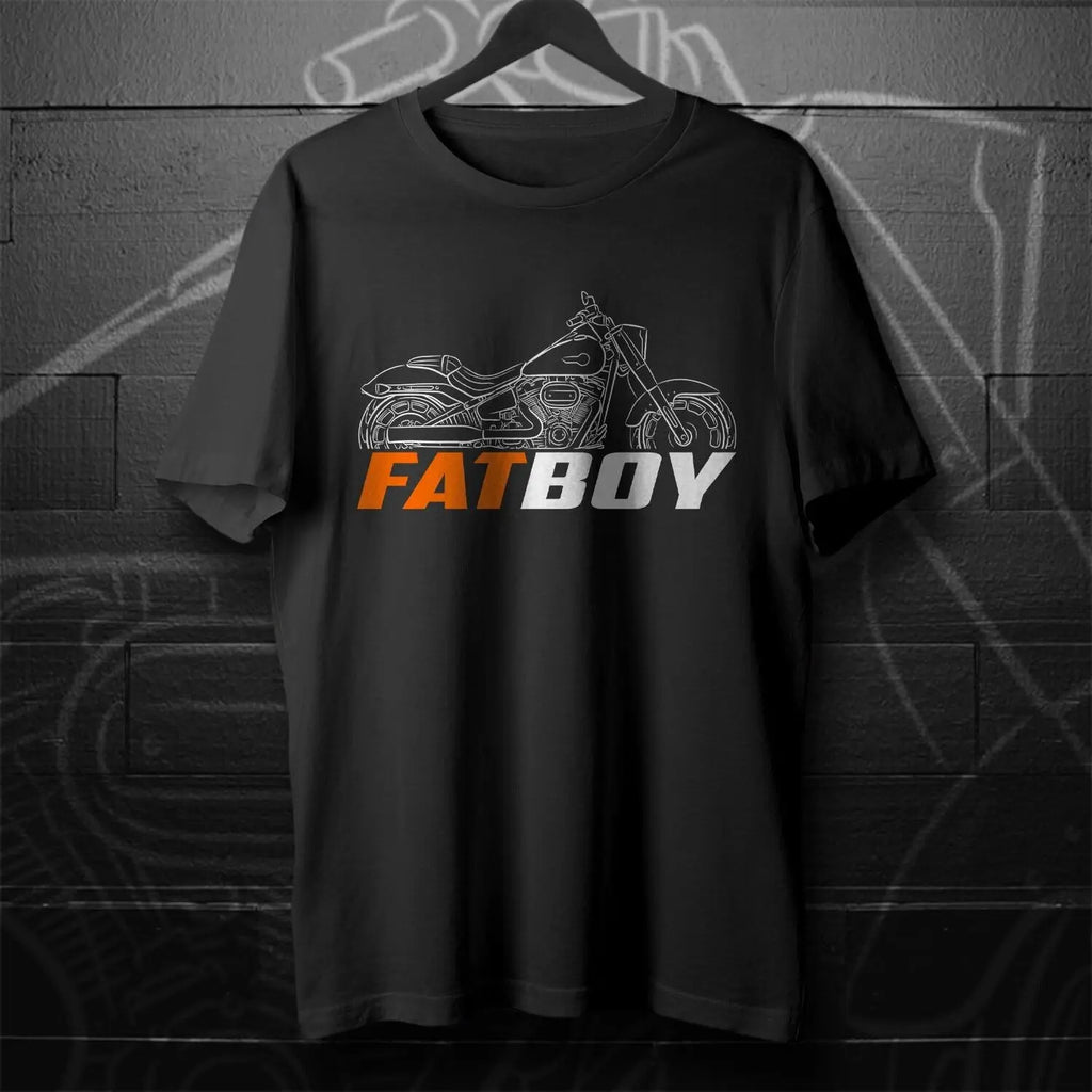 For Harley-Davidsons FLFBS Fat Boy 114 2018 - 2024 Fans - Motorcycle T-Shirts -