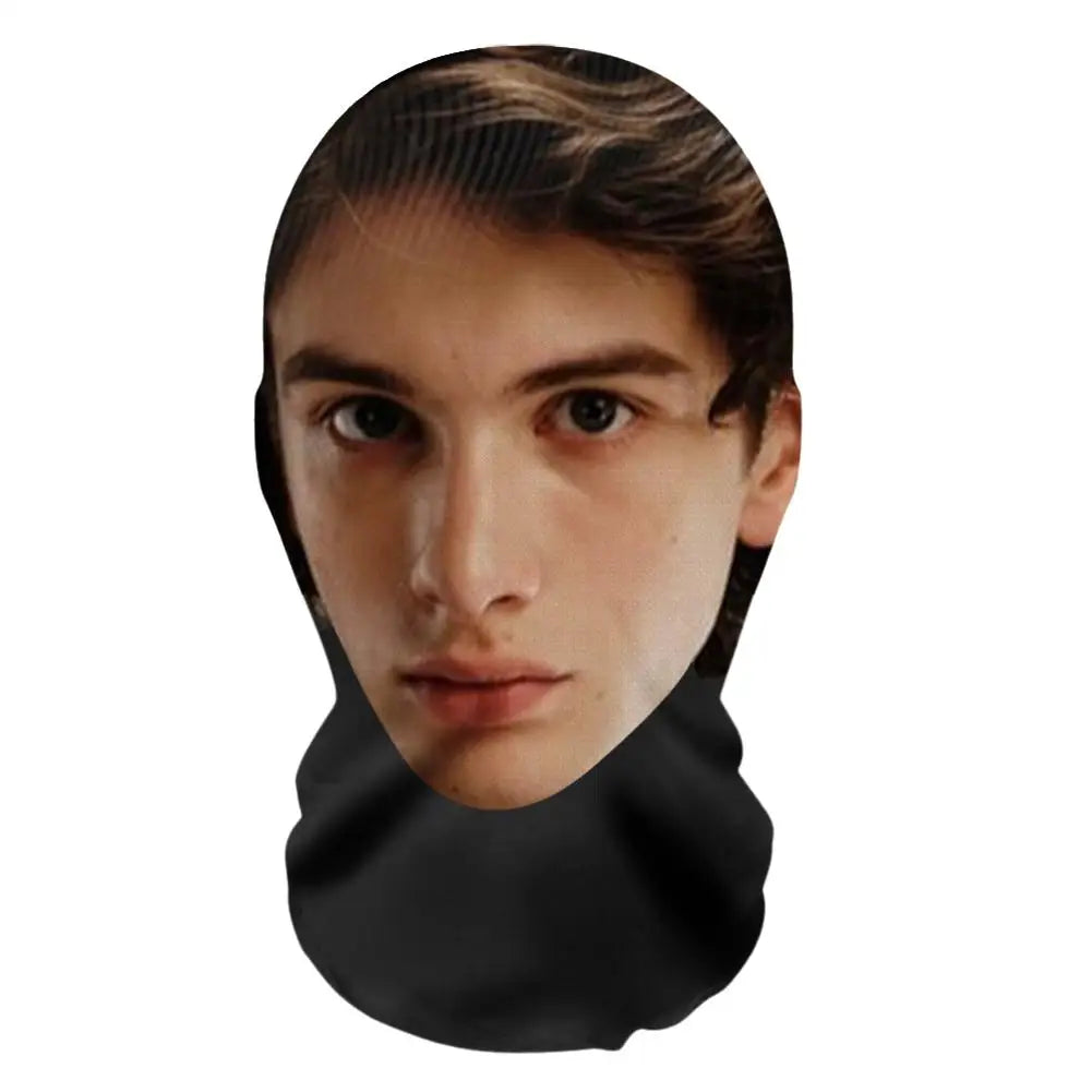 Funny 3D Printed Cosplay Face Mask Elastic Mesh Full Face Realistic Mask For Men Role Play Headdress Balaclava
