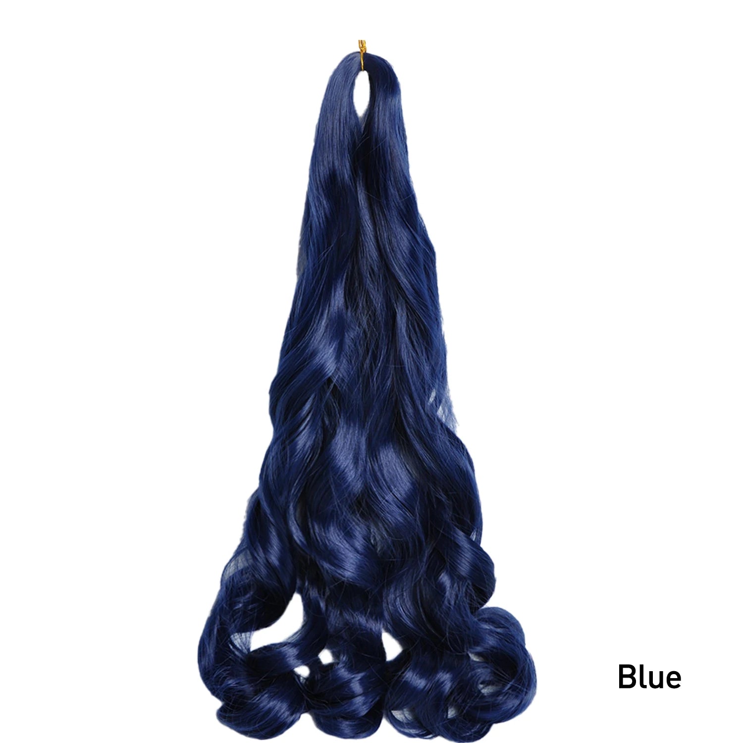 French Curls Braiding Hair Extensions 24Inch Synthetic Curl Hair Loose Wave Spiral Curl Crochet Hair Braids For Black Women